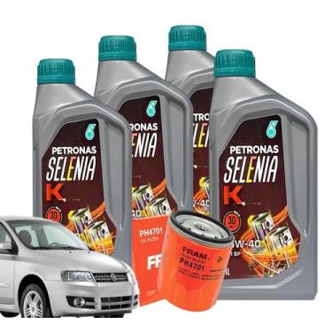 Imagem de Kit Troca 4 Óleo 15w40 Fiat Stilo 1.8 8v Motor Gm 2003 04 05 06 2011 +