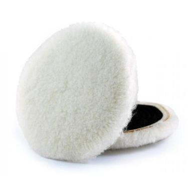 Imagem de Boina Lã Agressiva 7 Polegadas 180mm Disco Polir Polimento Vellcro Fac