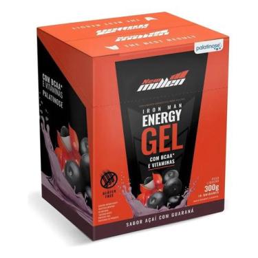 Imagem de Suplemento en gel New Millen sabor açaí com guaraná x 300g - Congratul