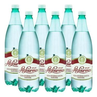 Imagem de Água Mineral Natural Com Gás São Lourenço Pack 6x1,26 L