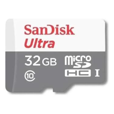 Imagem de Cartão Micro SD Sandisk 32GB Classe 10 UHS-I Ultra Com Adapt - Congrat
