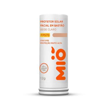 Imagem de Protetor Solar Facial Mió Bastão FPS 70 Cor Bege Claro 12g