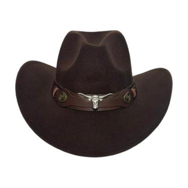 Imagem de Chapéu Country Sertanejo Australiano Rodeio Shows Peão Cowboy Unissex 