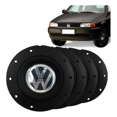 Imagem de Jogo Calota Centro Roda Vw Gol G1 G2 G3 G4 G5 Amarok Aro 13 14 15 Volk