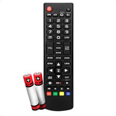 Imagem de Controle Remoto Compatível Lelong para Conversor TV LCD, LED e Plasma 