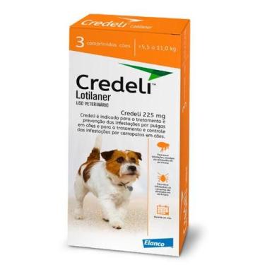 Imagem de Antipulgas Credeli Elanco para Cães 5,5 a 11kg - 3 Comprimidos