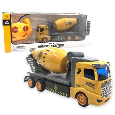 Imagem de Brinquedo Carrinho Controle Remoto Caminhão Betoneira - DaTerra