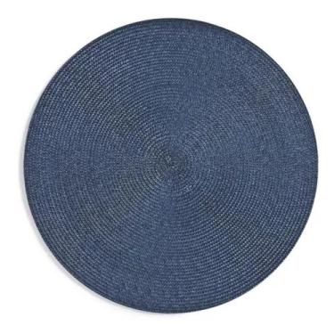 Imagem de Jogo Americano Redondo Azul Marinho - Jolitex Ternille
