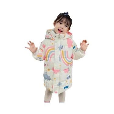 Imagem de Jaqueta De Inverno Com Capuz Para Meninas E Meninos, Casaco Quente E I