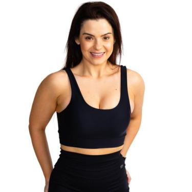 Imagem de Top  Fitness Regata Feminino - TDZ, G, Preto