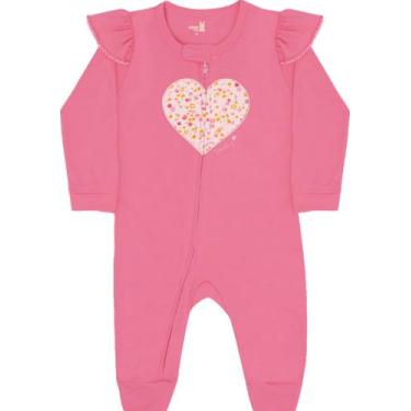 Imagem de Macacao mang long bebe 13467 kiko e kika, Rosa pink, P