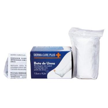 Imagem de Bota de Unna c/ Pomada Derma-Cure Plus  Conforto e Proteção, 7,5cm x 9