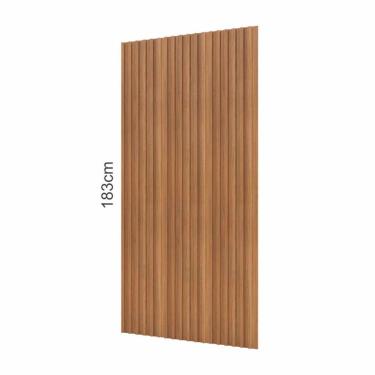 Imagem de Painel Ripado em MDF Pa73jj 134cm para Parede Freijó Dalla Costa Móveis