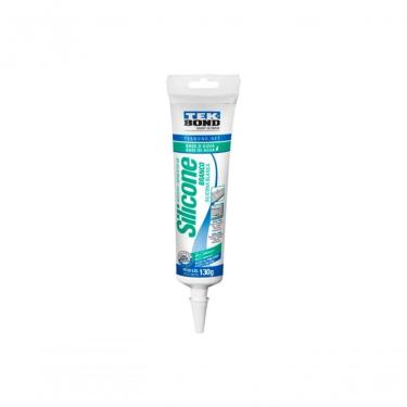 Imagem de Silicone Adesivo Base D'água com Excelente Vedação e Elasticidade Branco Tekbond 130G
