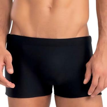 Imagem de Sunga Boxer Lisa Vivo Lateral - Mash, Preto, GG