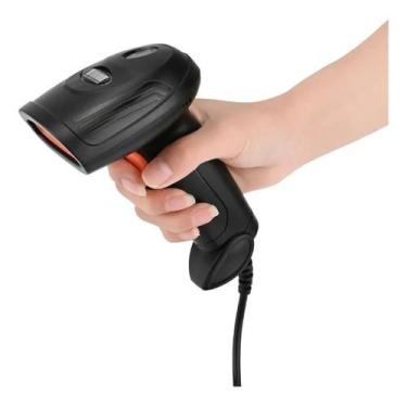 Imagem de Leitor Codigo Barras Laser Usb Boleto Danfe Nf-e Com Fio - Sem marca