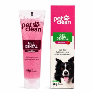 Imagem de Gel Dental Pet Clean 90g Hálito Refrescante -, Morango