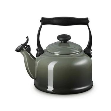 Imagem de CHALEIRA LE CREUSET TRADITION 2,1L COM APITO EM AÇO ESMALTADO THYME 40102011730000