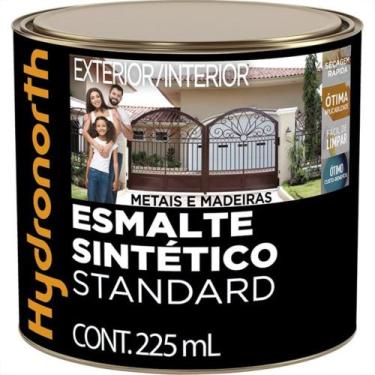 Imagem de Tinta Esmalte Hydronorth Standard Brilhante Para Metais Madeiras 225Ml