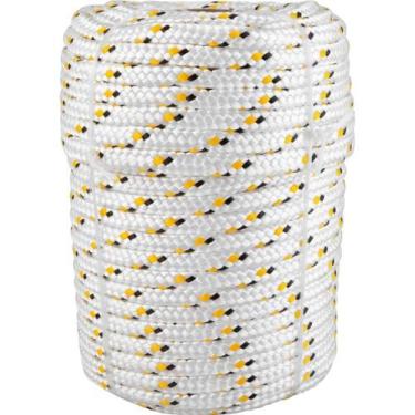 Imagem de Corda Multifilamento Trançada 10,0mm 2,3kg 50 Metros Branca/ - Vonder