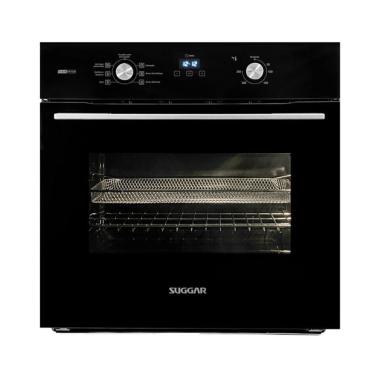 Imagem de Forno de Embutir Elétrico Air Fryer Suggar FE6802PT 68L 2050W com Grill e Painel Touch Preto 220V