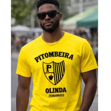 Imagem de Camiseta Pitombeira Olinda - Unissex 100% Algodão - Kyros, Amarelo, gg
