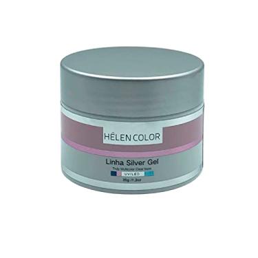 Imagem de Gel para Unhas de Gel Helen Color Silver – Clear Base 35g
