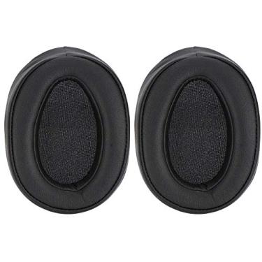 Imagem de Fone de ouvido Fone de ouvido Fone de ouvido Fone de ouvido macio com boas substituições Fone de ouvido de resistência à corrosão para Sony MDR-100ABN(Preto)