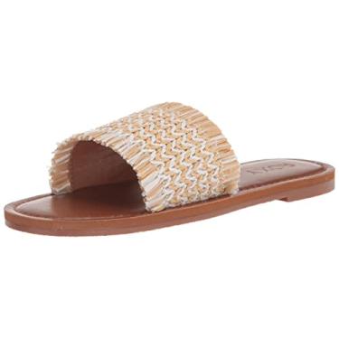 Imagem de Roxy Sandália feminina Kaia Slim Slide, Trigo/Branco, 8