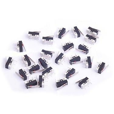 Imagem de Cylewet 25 peças AC 1A 125V 3Pin SPDT Limit Micro alavanca de dobradiça longa para Arduino (pacote com 25) CYT1073