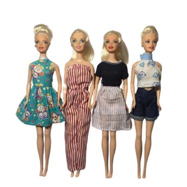 Imagem de Kit 10 Roupas Roupinhas Para Boneca Barbie Vestido Boneca