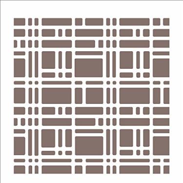 Imagem de Stencil de Acetato para Pintura Opa 14x14 2334 Estamparia Textura