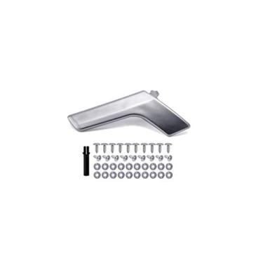 Imagem de Kit de maçaneta da porta interior - Lado do motorista dianteiro esquerdo ou traseiro - Compatível com veículos Mercedes-Benz - W204, X204 C230, C250, C300, C350 - Substitui 2047201171, 2047201763, 2047202663 - Prata fosca