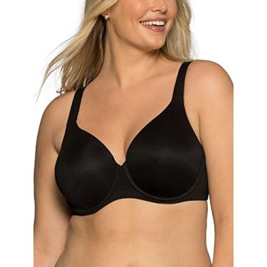 Imagem de Vanity Fair Sutiã Levantador Levantamento Levantamento Feminino: Alças Confortáveis e Sem Arame (34B-44DD), Beyond Comfort (75204) - Preto, 40D