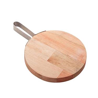 Imagem de TÁBUA MADEIRA COM ALÇA INOX LIPTUS 20x2cm
