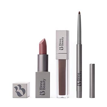 Imagem de Lisa Rinna - Rinna Beauty Icon Lip Kit - Sasha - Batom, Brilho Labial e Fórmulas de Delineador Labial - É duradouro, Antienvelhecimento e Hidratante - 1 cada