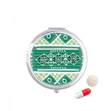 Imagem de Green Hills Porta-comprimidos de civilização antiga Totems do México Caixa de armazenamento de remédios
