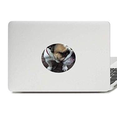 Imagem de Adesivo de vinil com emblema de animais de estimação Bulldog para notebook