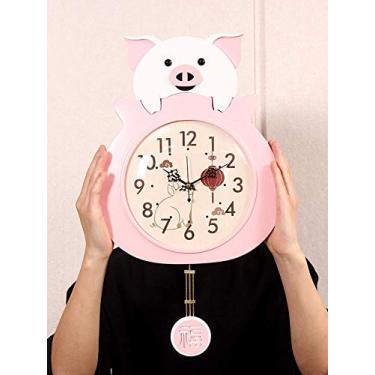 Imagem de Relógio de decoração para casa, relógio de parede dupla face Relógio de parede com movimento silencioso Personalidade criativa Relógio de parede decorativo de arte moderna