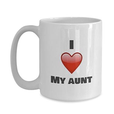 Imagem de Caneca de café I Love My Aunt - Ideia de presentes para tia