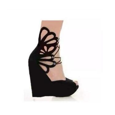 Imagem de Sandália Gladiadora Salto Plataforma Curto Platacurto