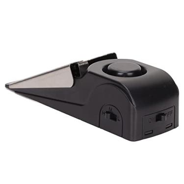 Imagem de Alarme de parada de porta, com alarme de segurança de 120 dB, trava de porta ajustável de 3 níveis, batente de porta de cunha portátil, para viagem, hotel, casa, apartamento, casa
