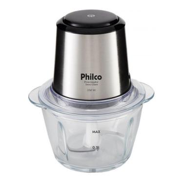 Imagem de Processador De Alimentos Glass Pps01 350w Inox Philco PHILCO