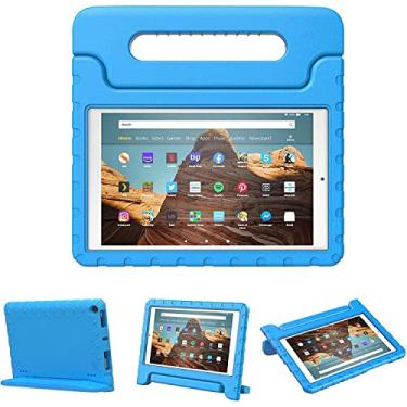 Imagem de Capa Infantil Maleta Compatível Para Para Amazon Fire Hd7 Kfmuwi 2015/17/19 AZUL. EVA, Emborrachada, Leve
