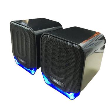 Imagem de Mini Altofalante Caixinha Som Para Pc Usb Kp-7032 Azul Knup