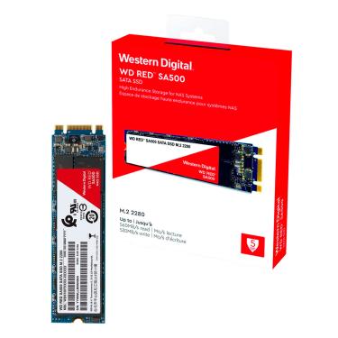 Imagem de SSD 1TB Western Digital WD Red SA500, SATA III, M.2 2280, Leitura/Gravação 560/530MB/s - WDS100T1R0B