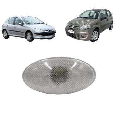 Imagem de Lanterna Lateral Paralama Pisca Seta Cristal Peugeot 206 Citroen C3 Com Soquete