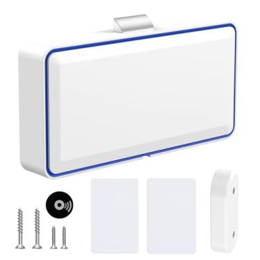 Imagem de Fechadura de armário oculta, trava de gaveta eletrônica inteligente, armário invisível sem perfuração com cartões IC, armário de gaveta anti-roubo de alta segurança, conjunto de trava de armário sem