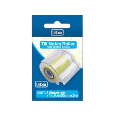 Imagem de Tilibra - Adesivo Tili Notes Roller Amarelo - 1 Rolo De 50mmx5m