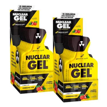 Imagem de Kit 2x Pré Treino Nuclear Rush Gel 10 Sachês 25g - Bodyaction (Guaraná)